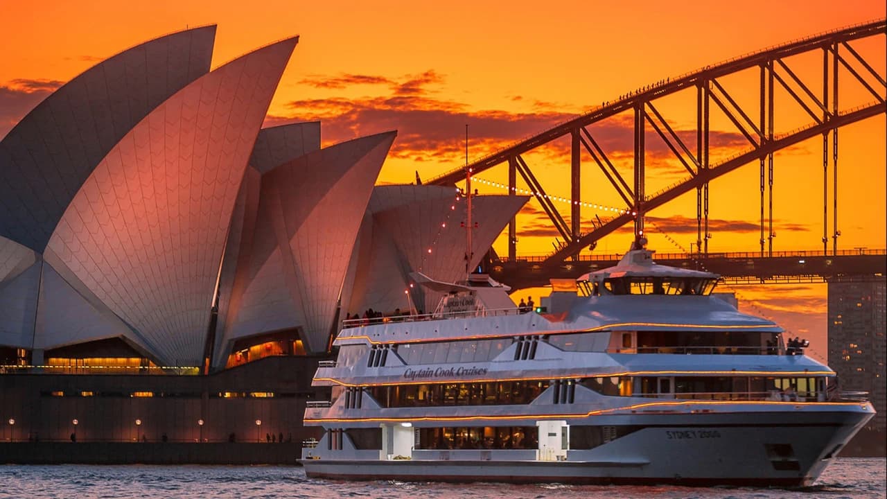 Sydney Harbour Sunset Dinner Cruise aboard Captain Cook Cruises