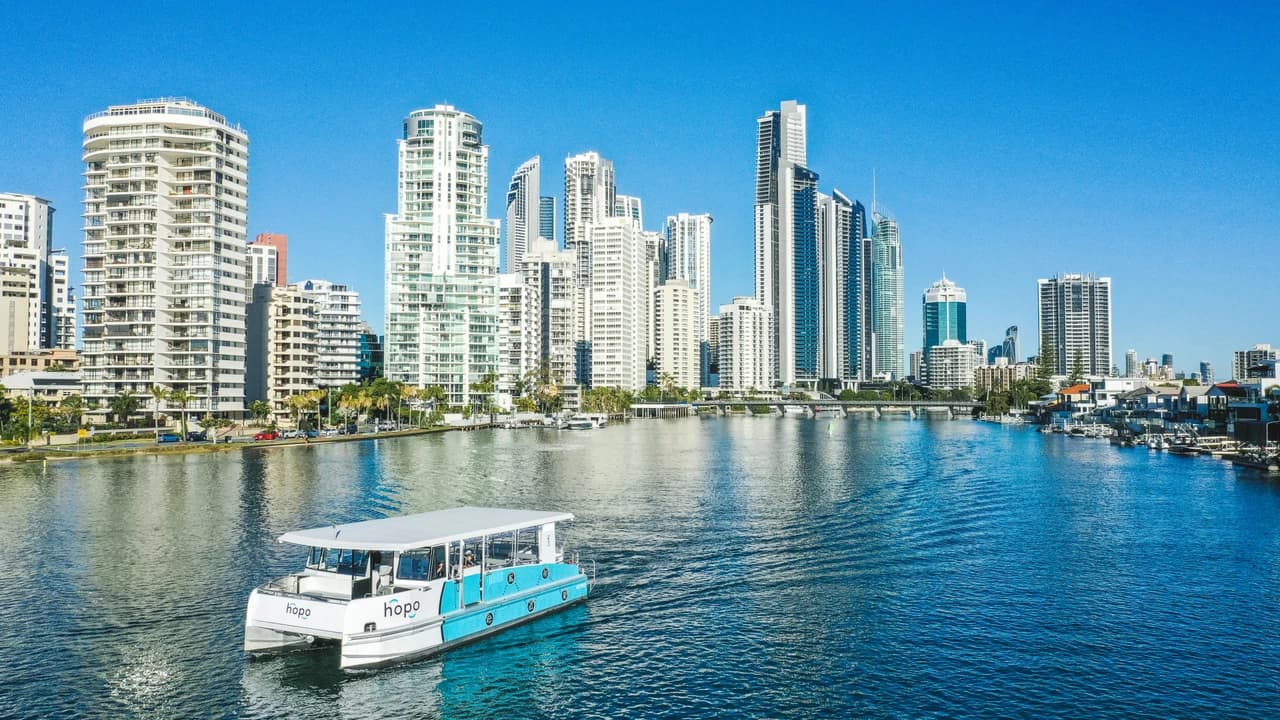 Gold Coast Sightseeing Cruise aboard Hopo Gold Coast Ferry