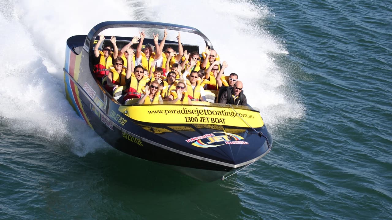 Gold Coast Jet Boat Ride departing from Surfers Paradise