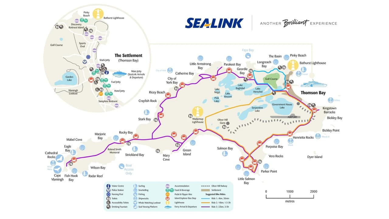 Rottnest Island Bayseeker Bus Tour with Round Trip SeaLink Ferry Transfer - Photo 3