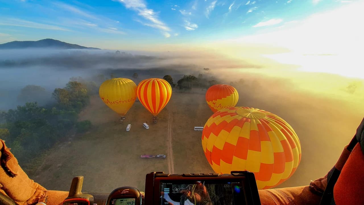 Sunrise Hot Air Balloon Flight over Brisbane with Vineyard Breakfast - Photo 3