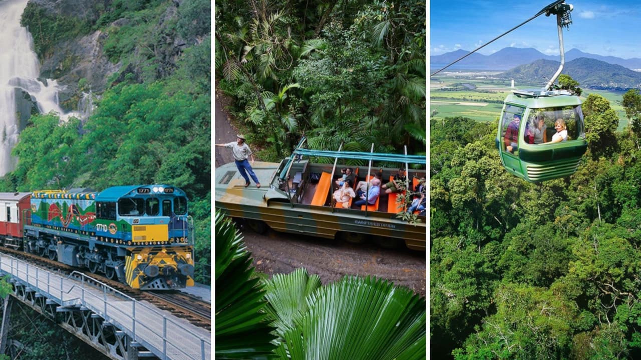 Full-Day Kuranda Tour with Skyrail Cableway, Scenic Railway and Rainforestation