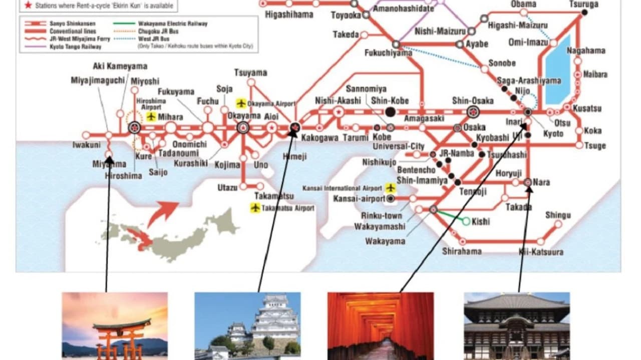 JR Kansai-Hiroshima Area Pass - Photo 5