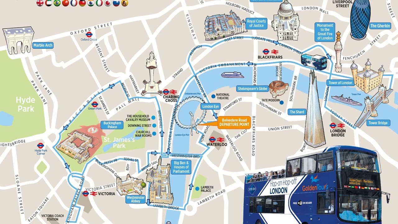 London Open Top Bus Tour with English-speaking Guide - image 7