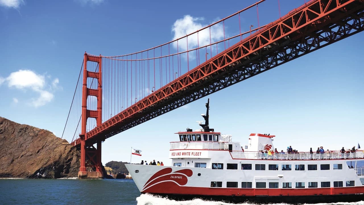 San Francisco Bay 1 Hour Golden Gate Sightseeing Boat Cruise by Red and White Fleet