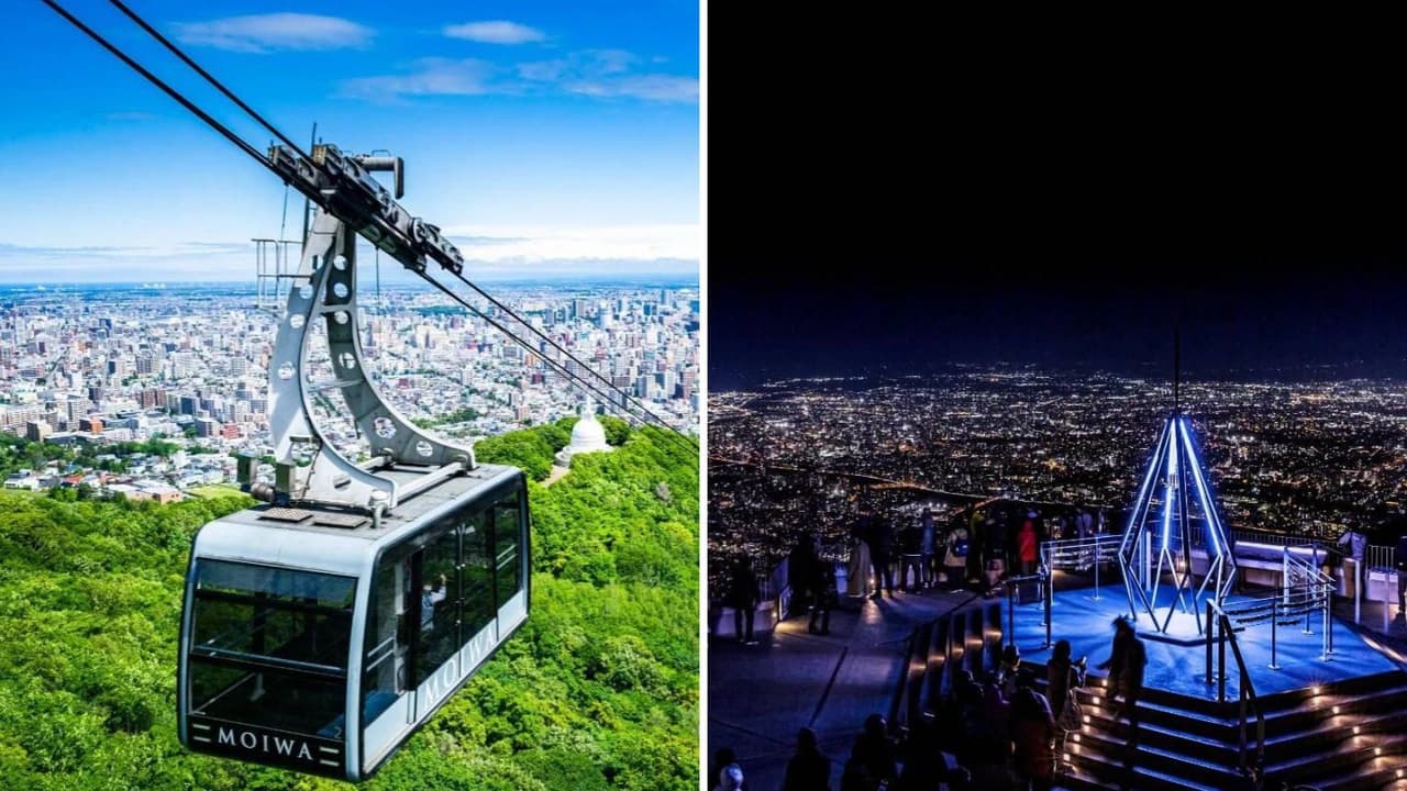 Sapporo Mount Moiwa Ropeway and Mini Cable Car