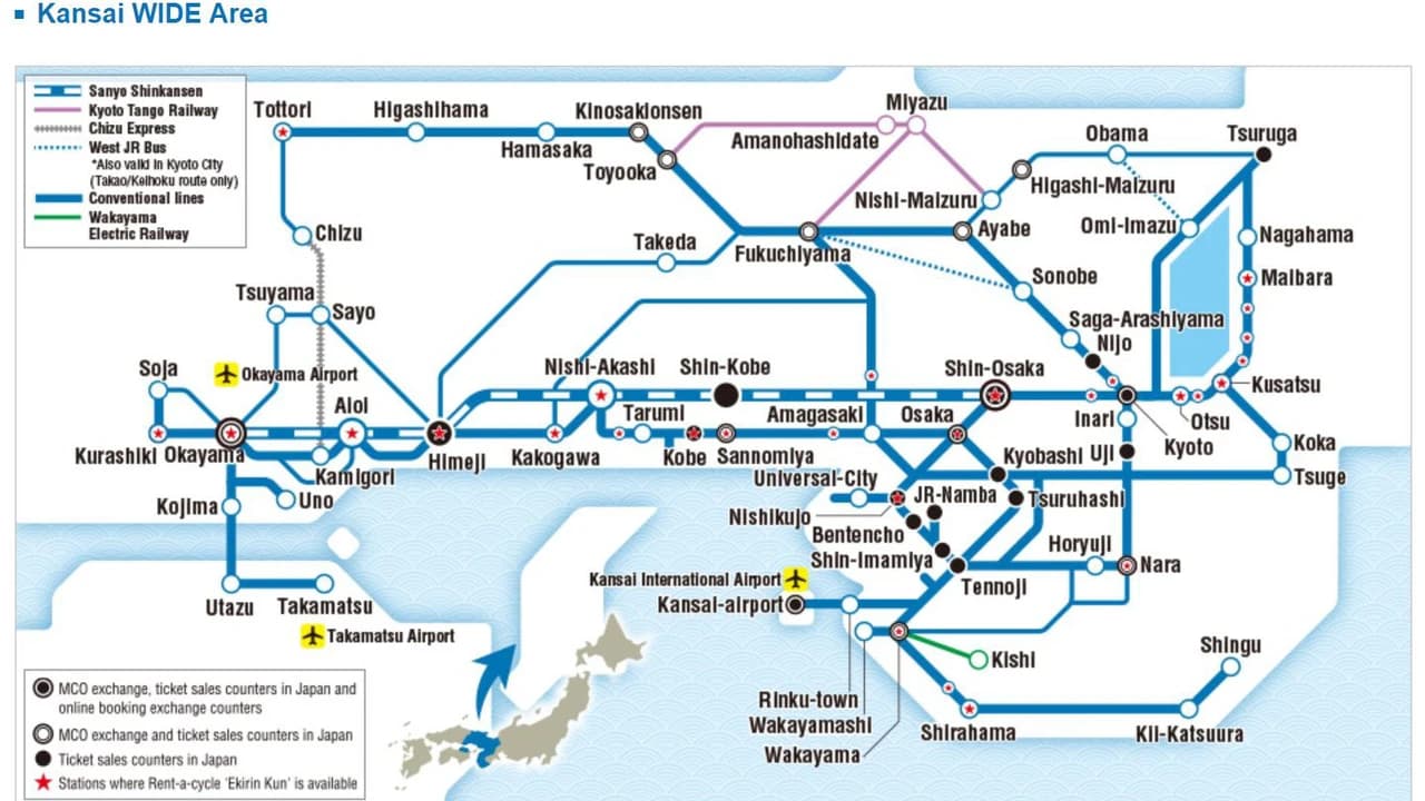 JR Kansai WIDE Area Pass - Photo 3