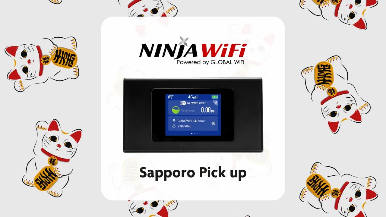 Sapporo, Japan 4G Pocket WiFi Rental