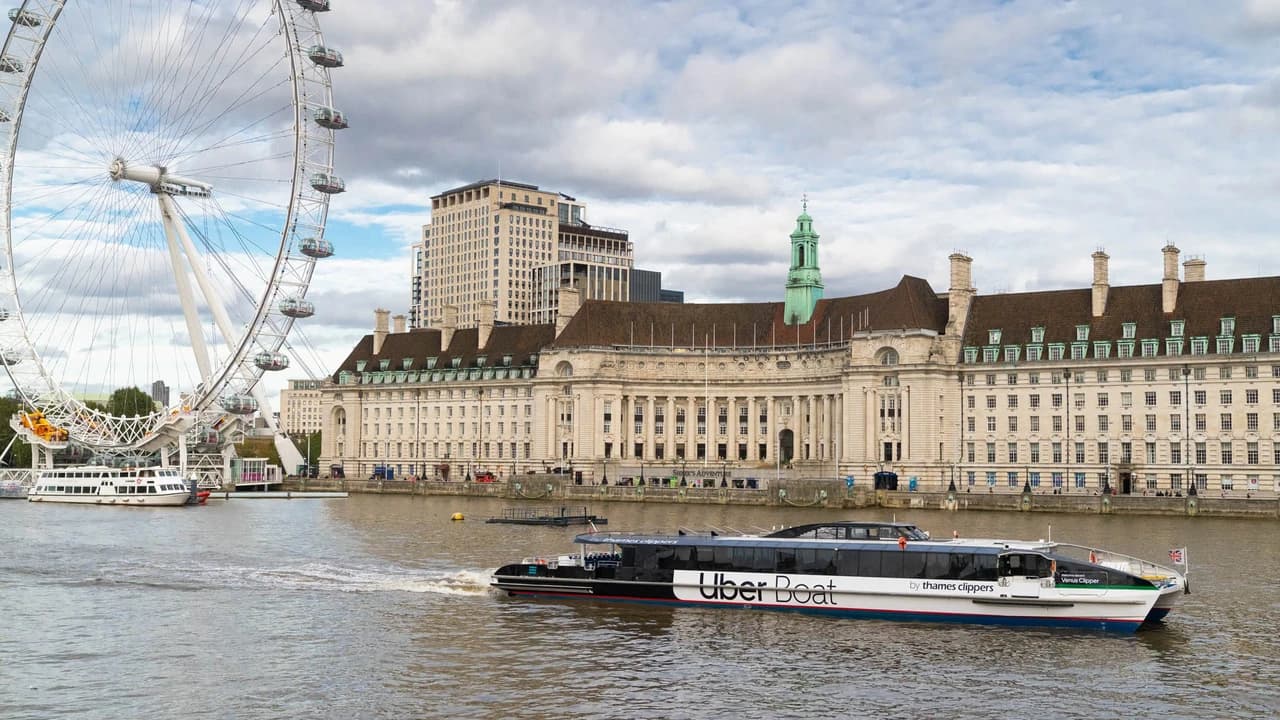 River Thames Uber Boat Transfer by Thames Clippers