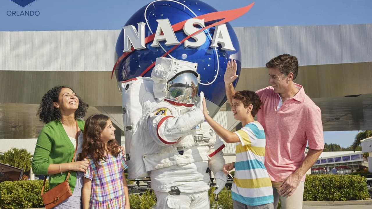Kennedy Space Center Visitor Complex Admission with Round Trip Transportation from Orlando Area