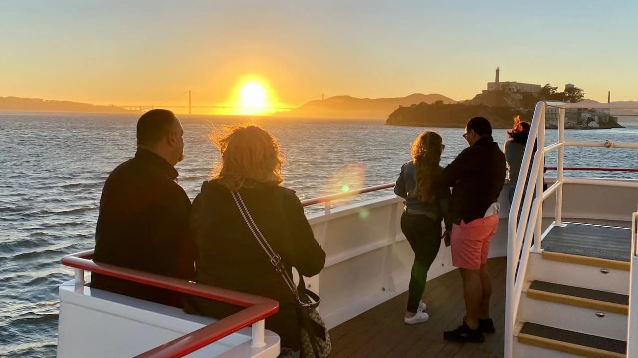 San Francisco Bay 2 Hour Sunset or Evening Sightseeing Boat Cruise by Red and White Fleet