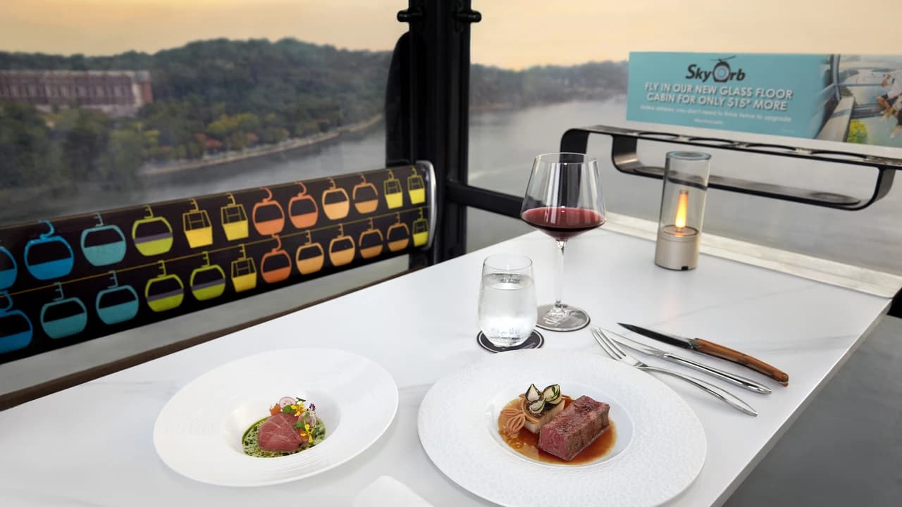 Singapore Cable Car Sky Dining Experience