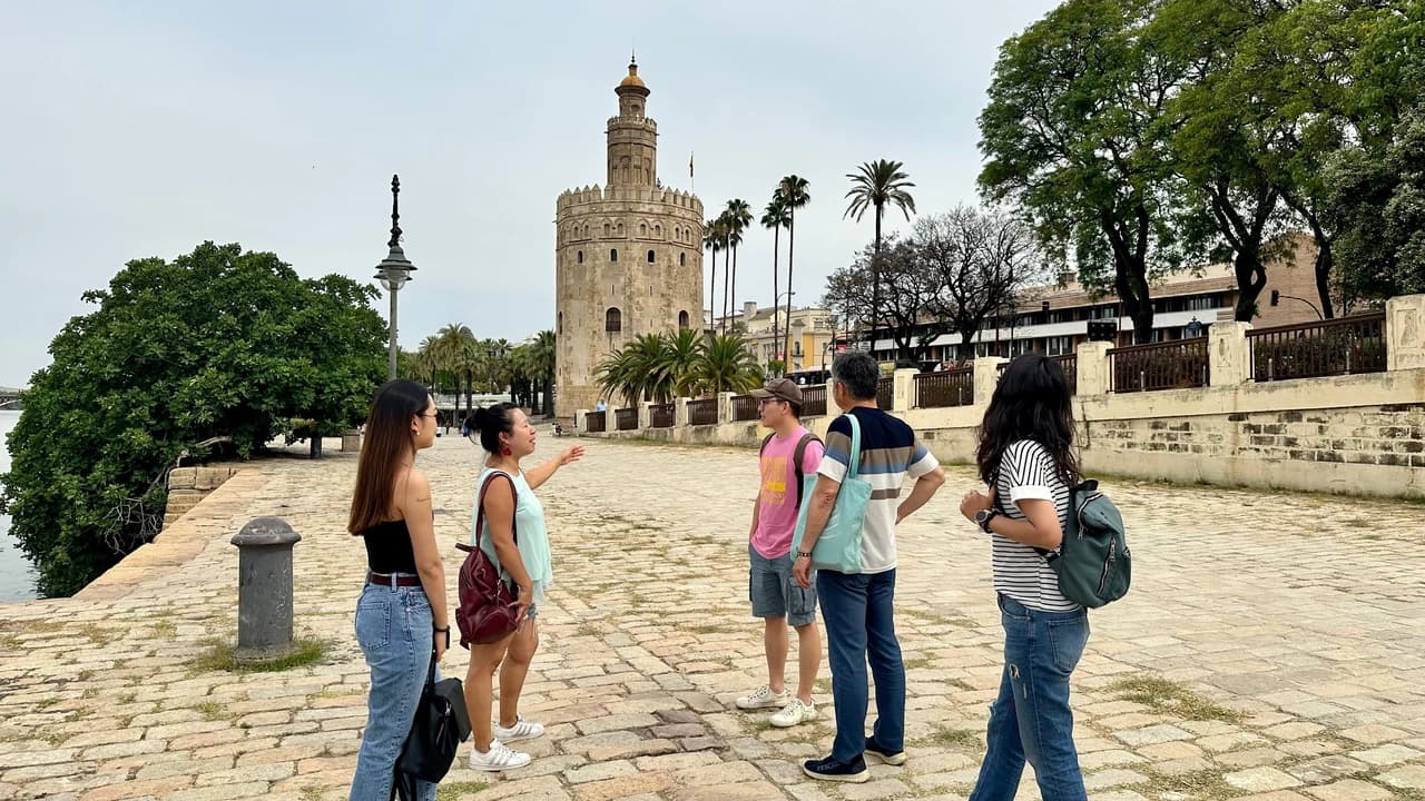 Seville Highlights Tour: Royal Alcazar of Seville, Triana Bridge, Flamenco Show - image 6