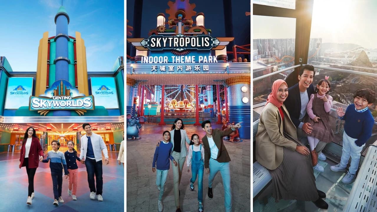COMBO: Genting SkyWorlds + Skytropolis + Cable Car Tickets