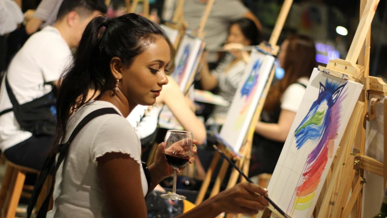 Sip and Paint Experience in Kuala Lumpur
