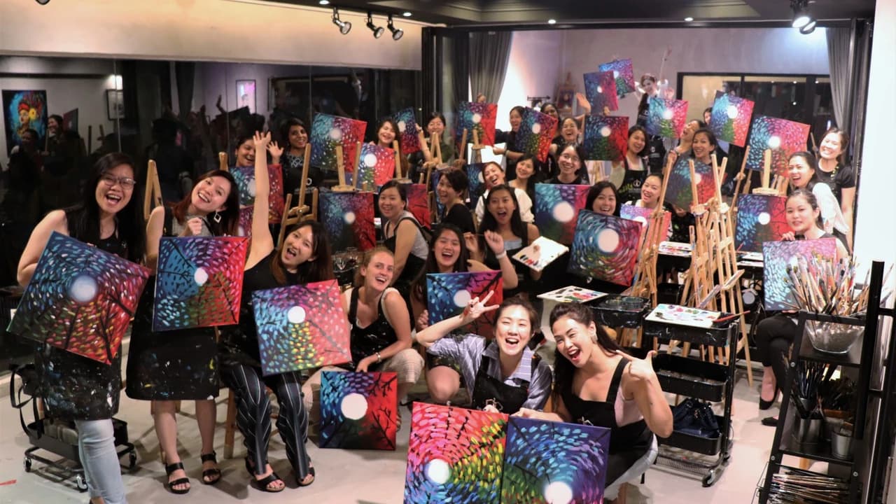 Sip and Paint Experience in Kuala Lumpur - Photo 4