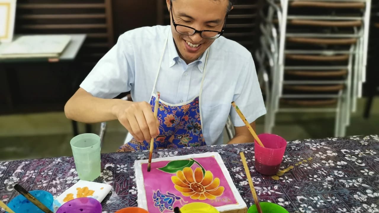 Batik Coloring Workshop in Kuala Lumpur