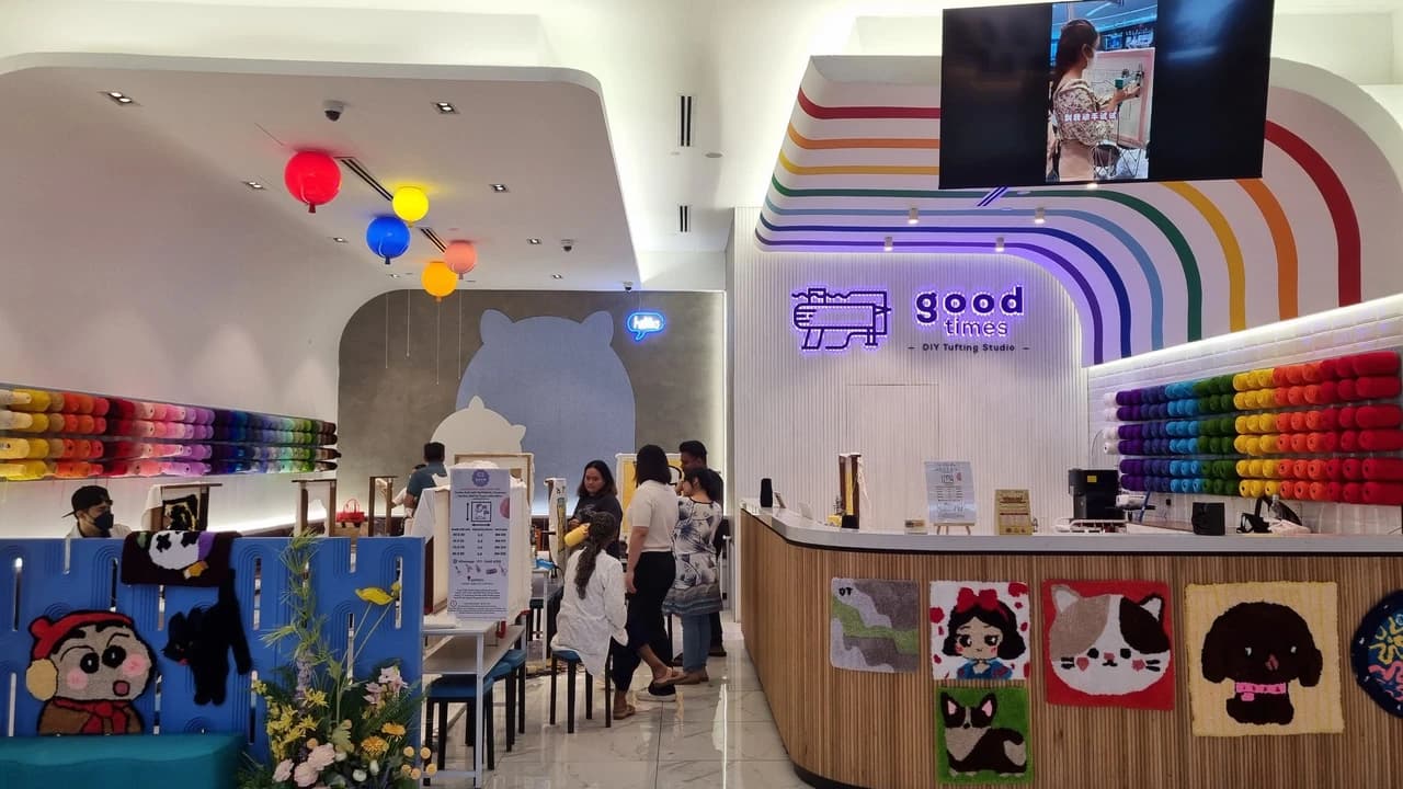 Tufting experience with Good Times in Kuala Lumpur