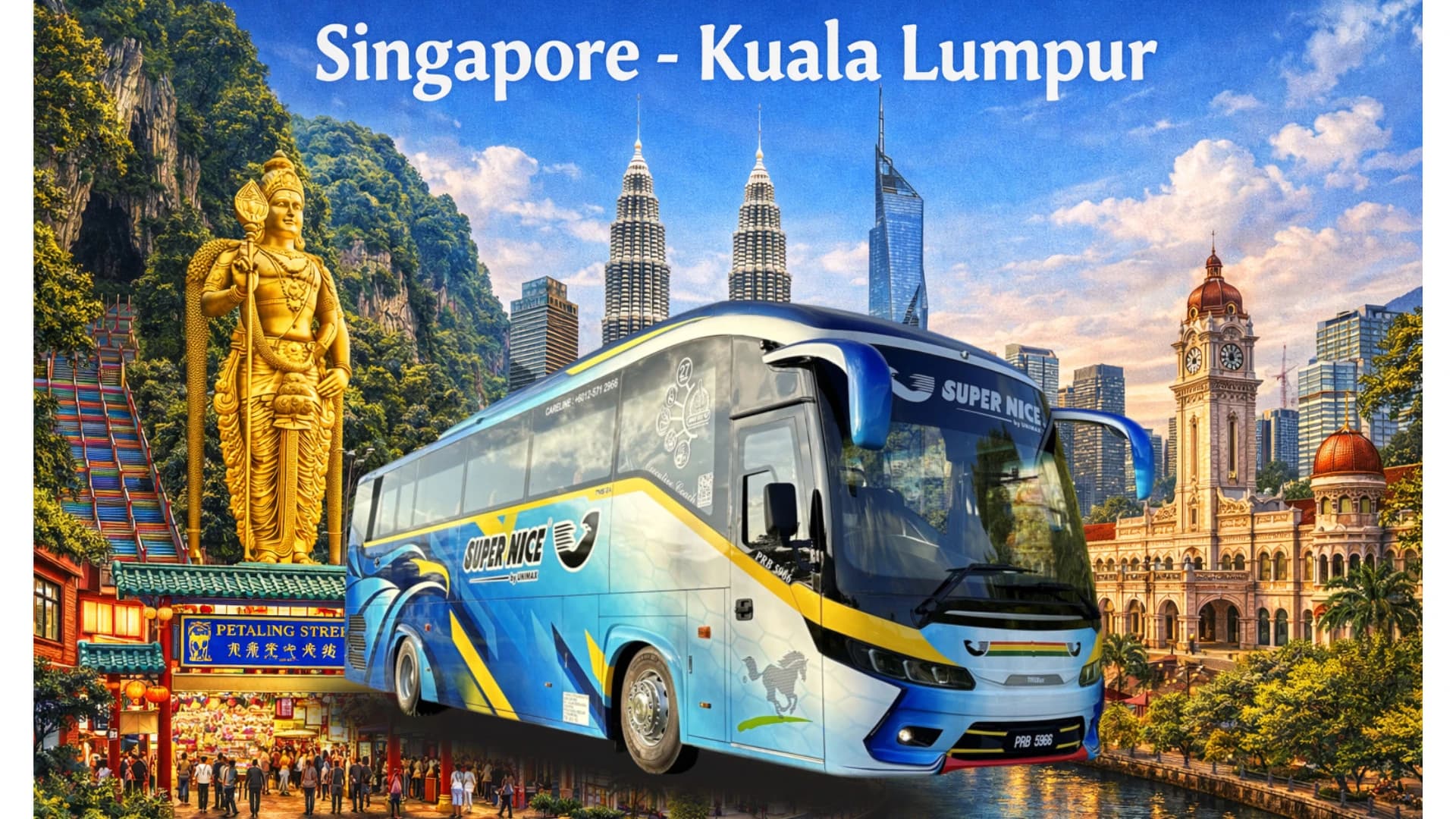 Singapore - Kuala Lumpur & Klang Bus by Super Nice Express - image 8