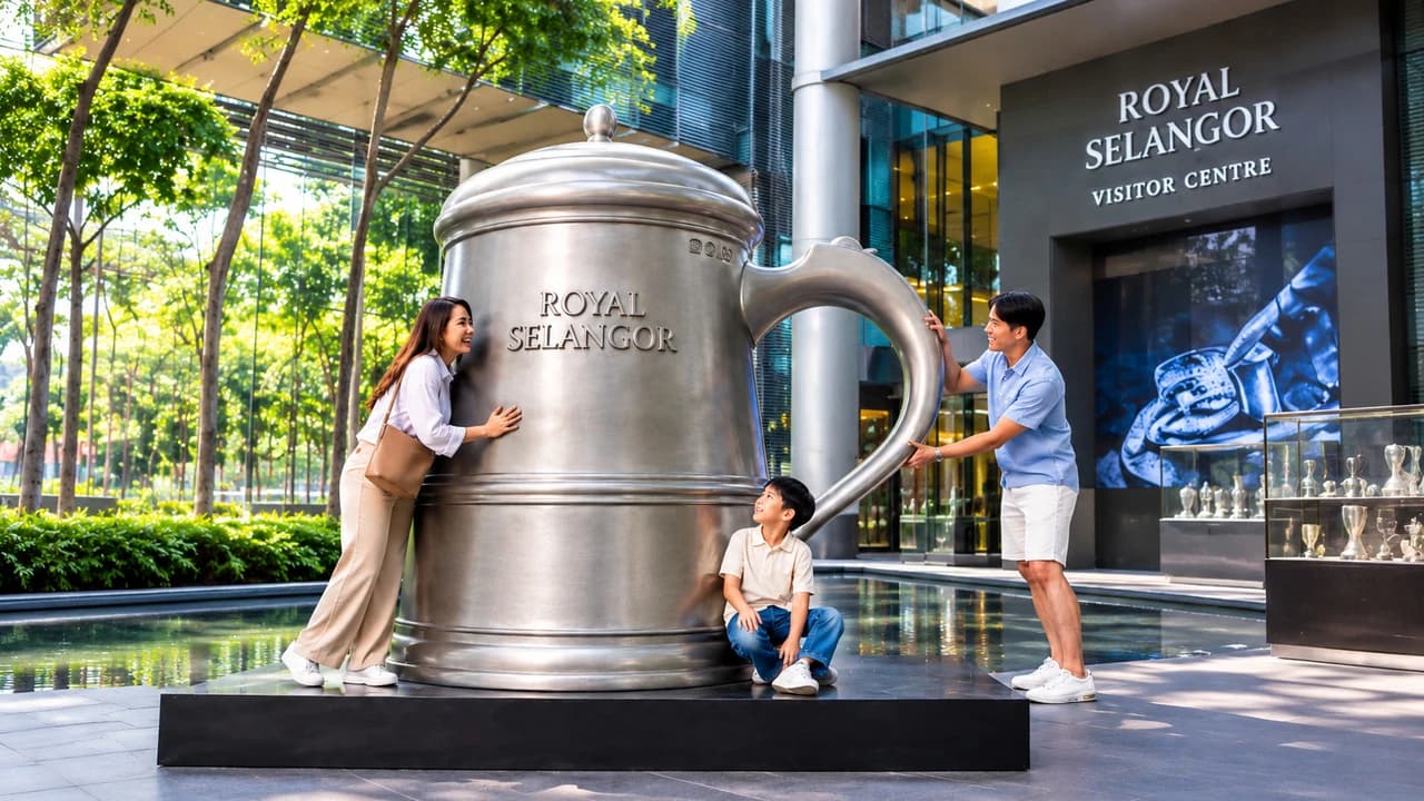 Batu Caves & Royal Selangor Small Group Half-Day Tour